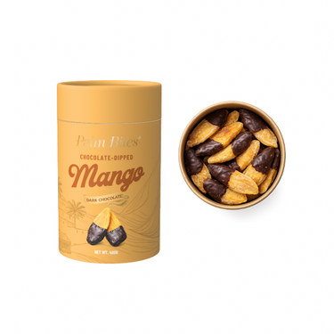 Spicy Chocolate Dipped Dried Mangoes