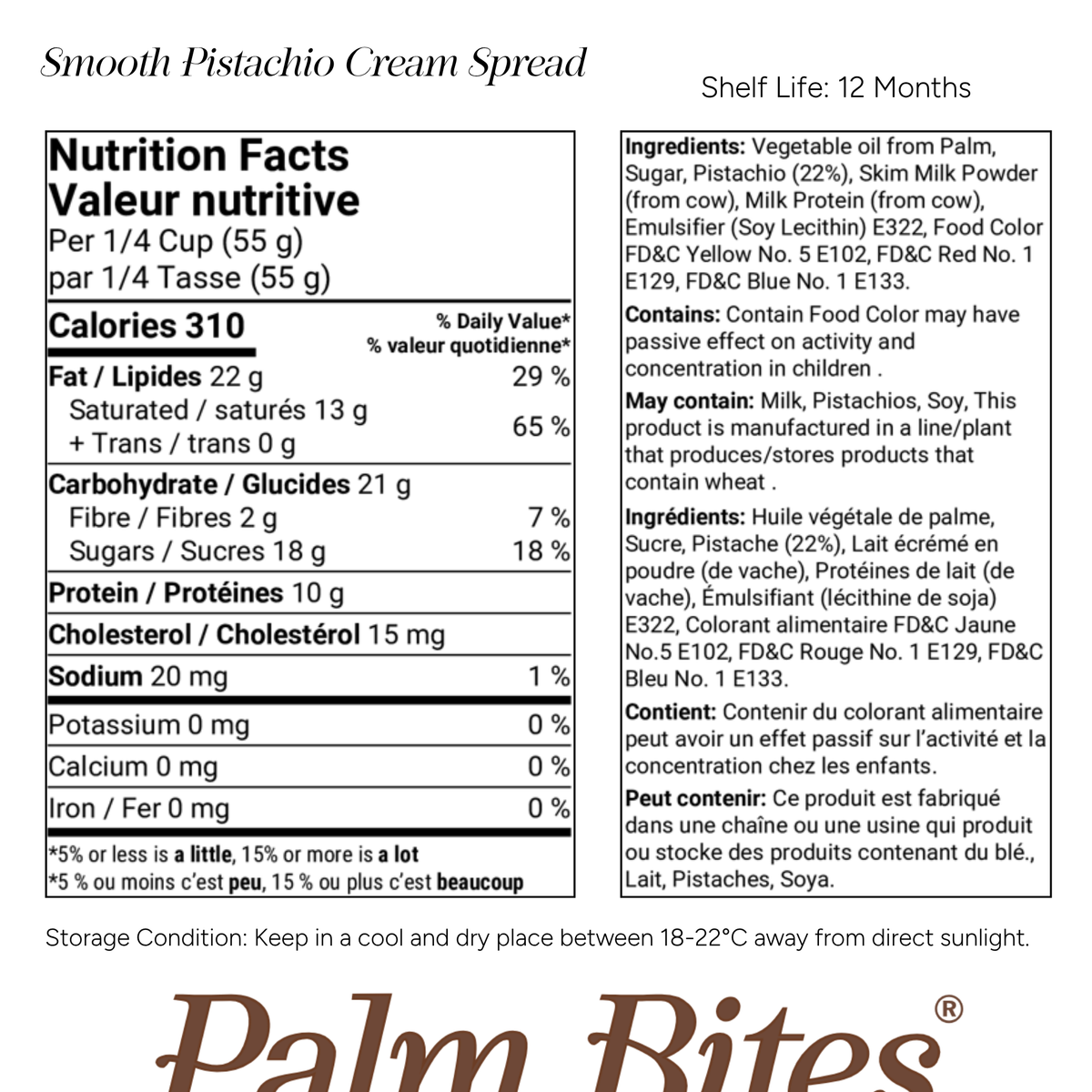 Nutritional information