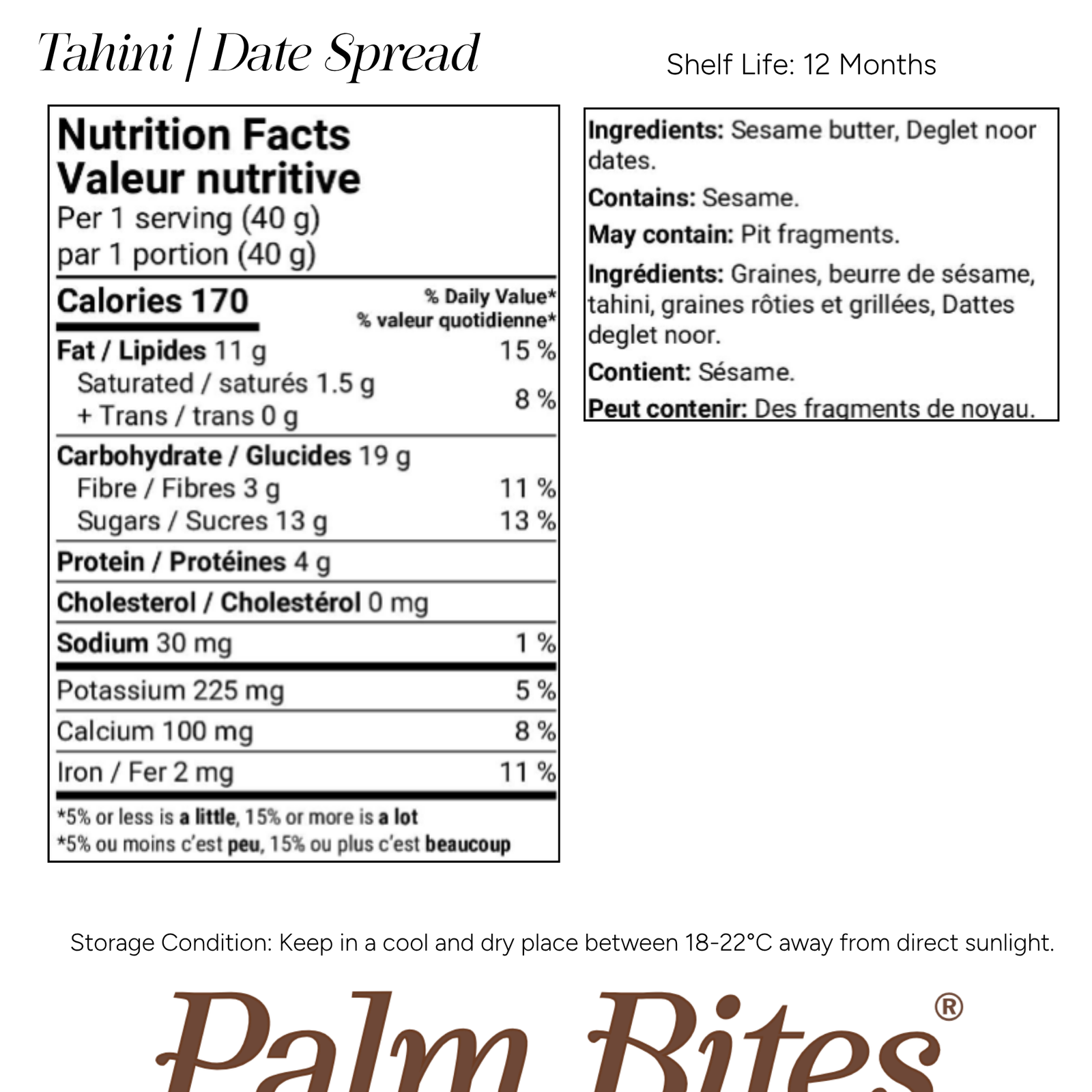 Nutrition facts