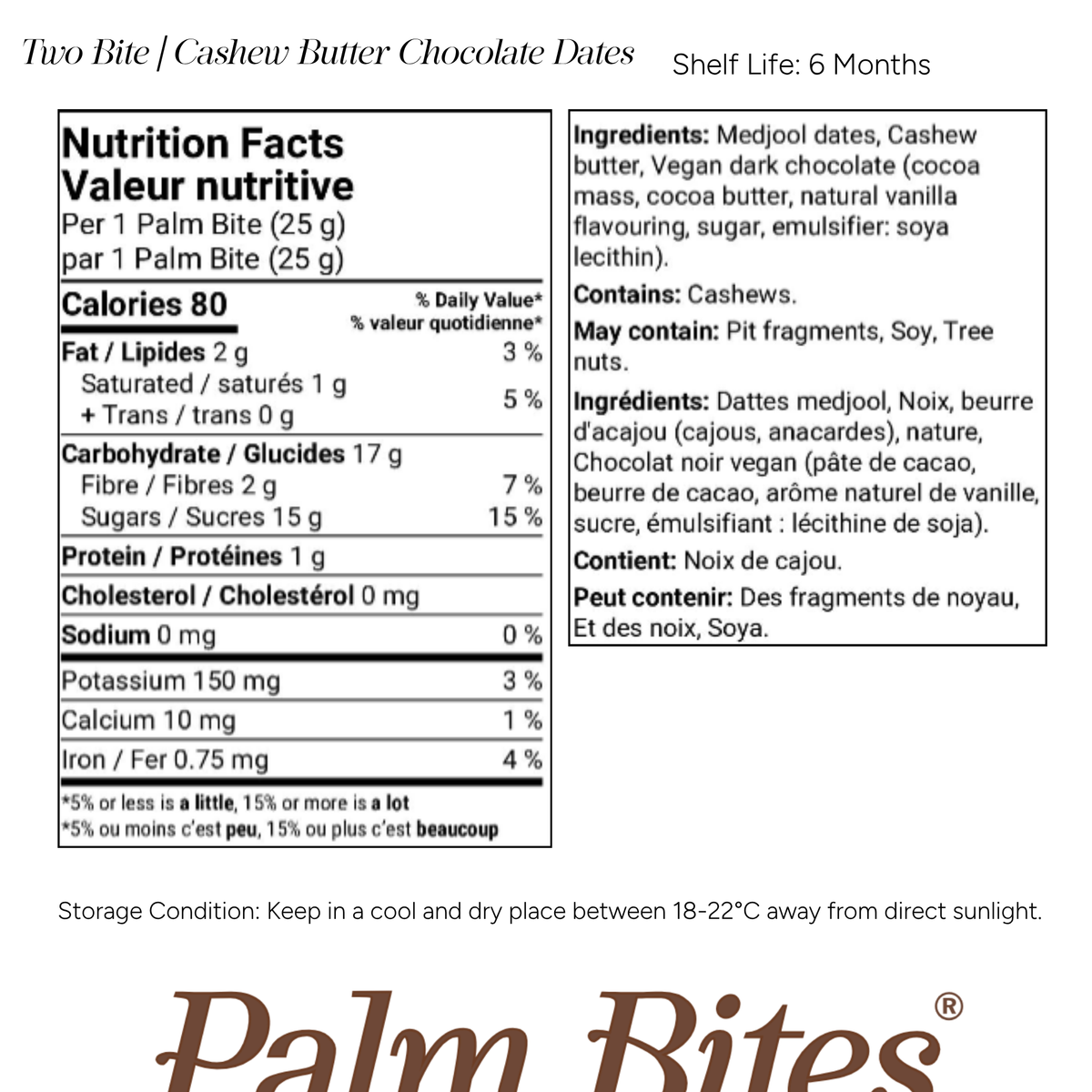 Nutritional information