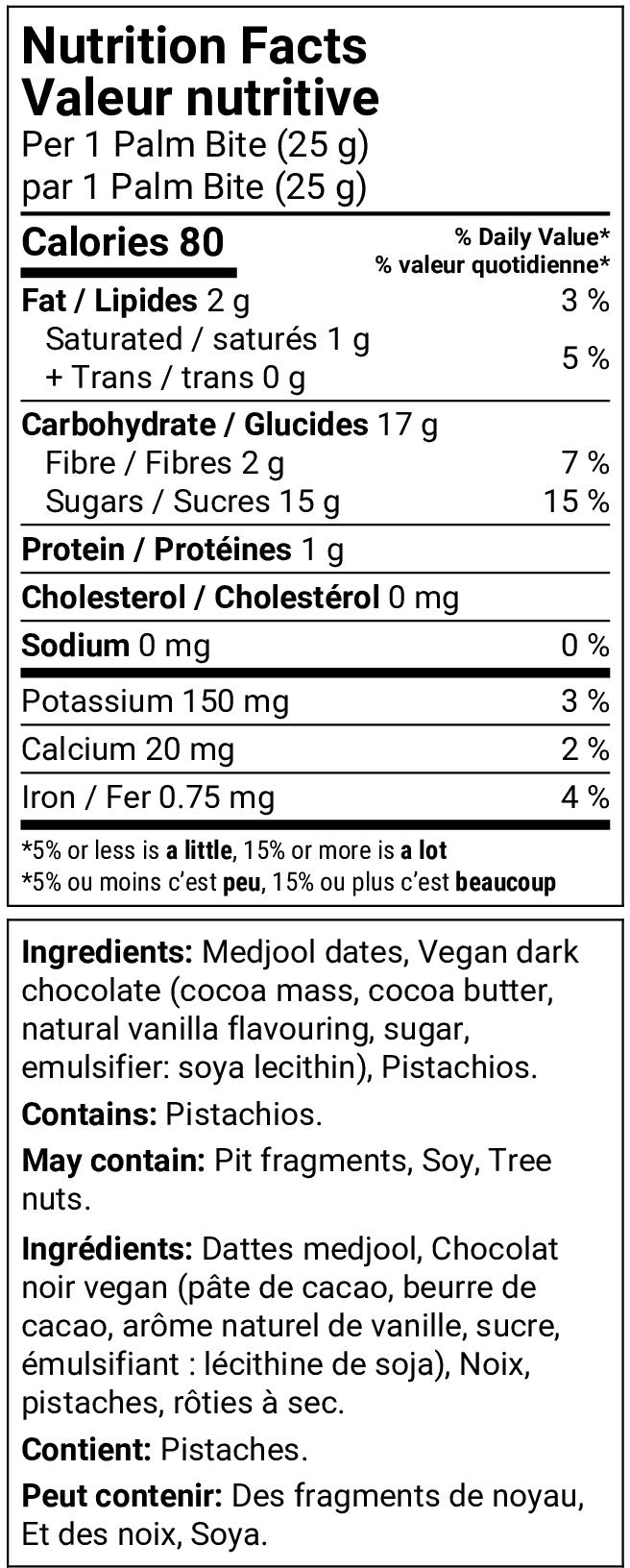 Nutrition facts