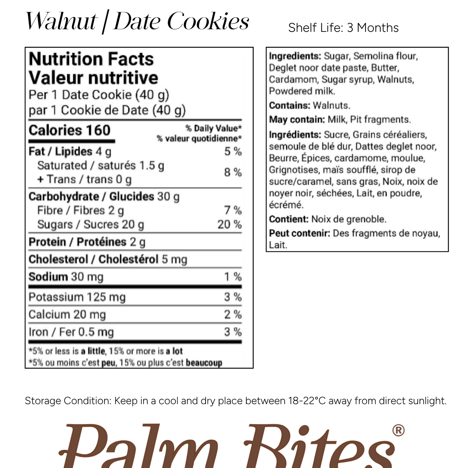 Nutrition facts