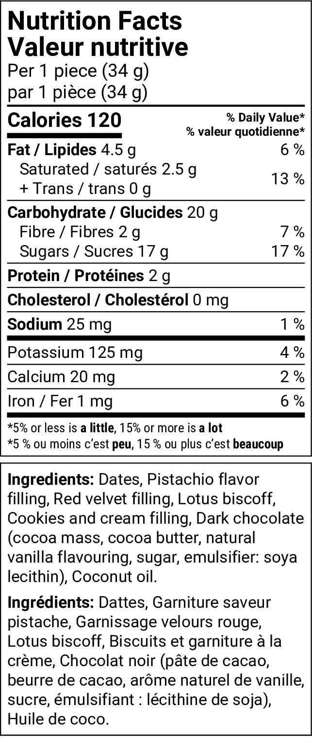 Nutrition facts