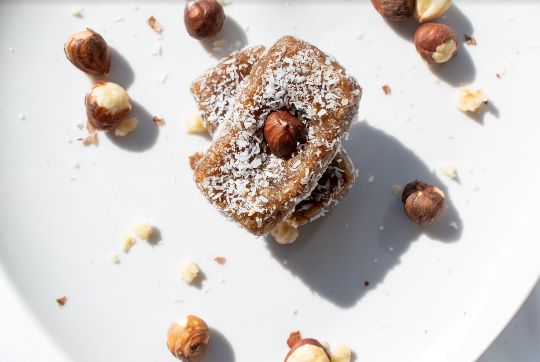 Coconut Roll Dates Variety - Palm Bites® - Naked Dates -